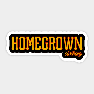 Homegrown Logo Front & Back Design Sticker
